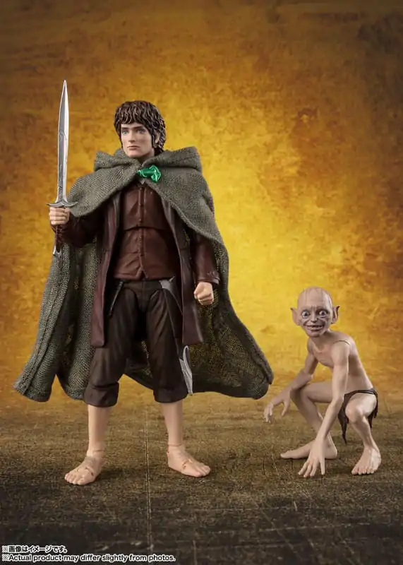 Lord of the Rings S.H. Figuarts Figurki Akcji Frodo Baggins & Gollum zdjęcie produktu