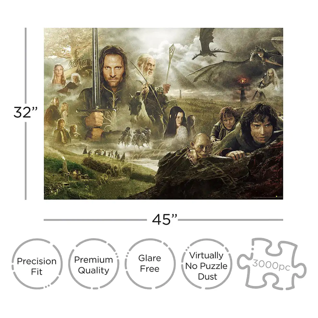 Puzzle Saga Władca Pierścieni (3000 elementów) zdjęcie produktu