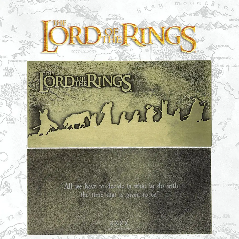 Lord of the Rings The Fellowship Plaque Edycja Limitowana zdjęcie produktu