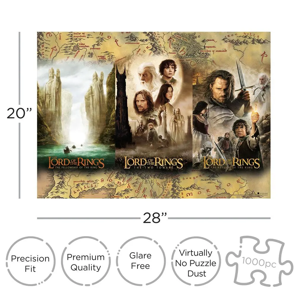 Lord of the Rings Puzzle Tryptyk (1000 elementów) zdjęcie produktu