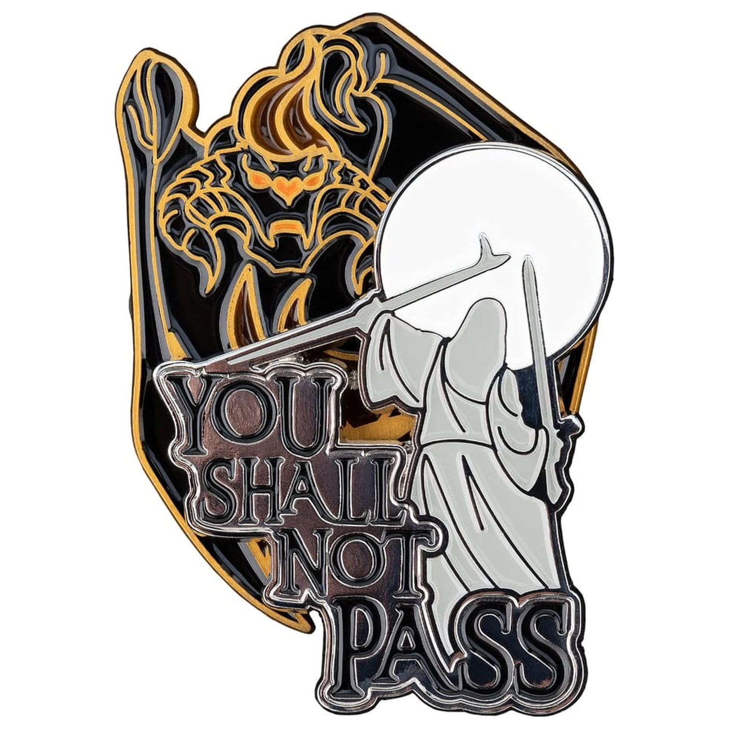 Lord of the Rings Zestaw 2 przypinek kolekcjonerskich You Shall Not Pass 8 cm zdjęcie produktu