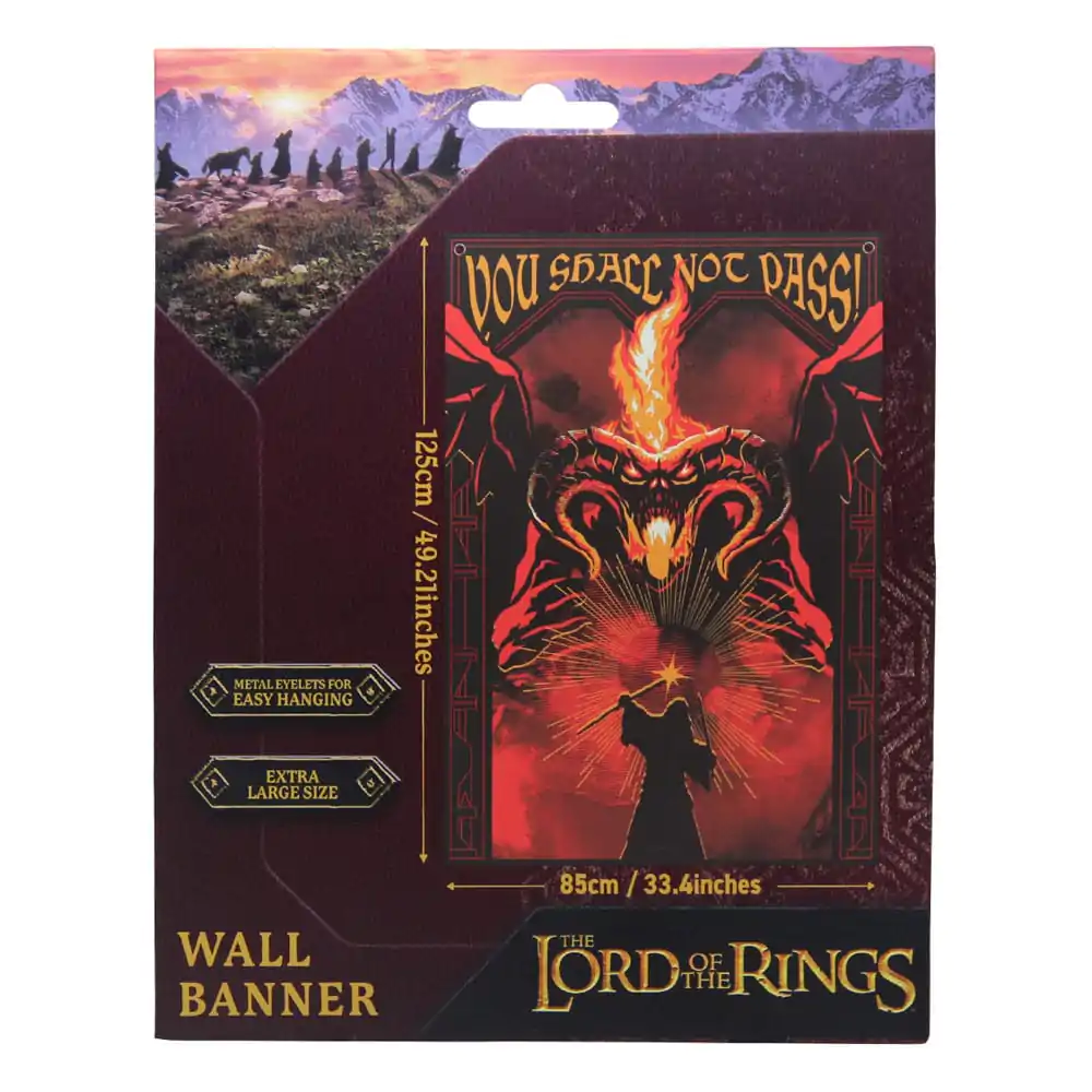 Lord of the Rings Baner na ścianę You shall not pass! 125 x 85 cm zdjęcie produktu