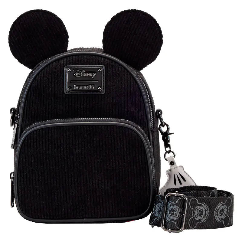Loungefly Disney 100 Mickey Mouse Classic konwertowalny mini plecak i torba crossbody 20cm zdjęcie produktu