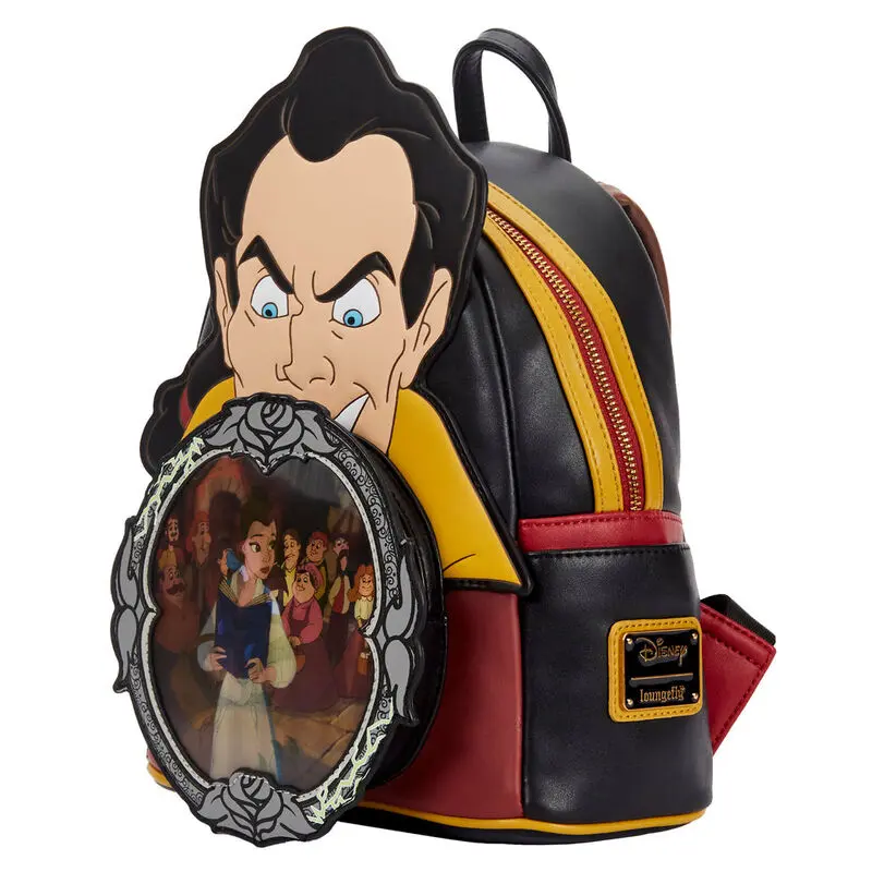 Loungefly Disney Piękna i Bestia Villains Gaston Scene plecak 26 cm zdjęcie produktu