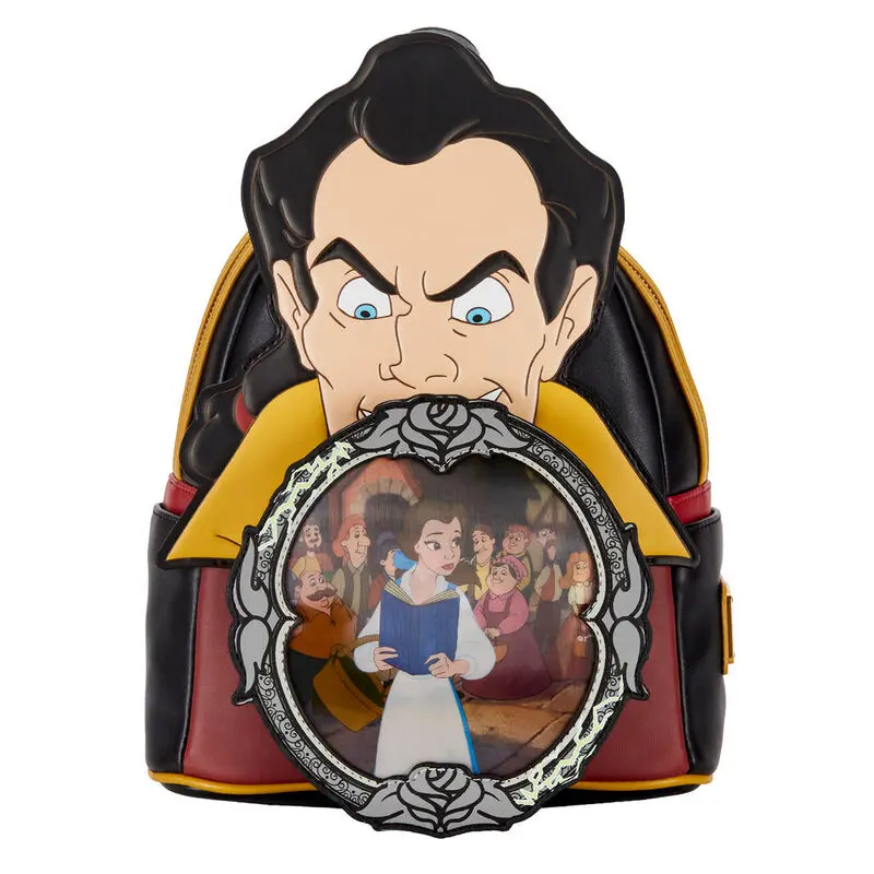 Loungefly Disney Piękna i Bestia Villains Gaston Scene plecak 26 cm zdjęcie produktu