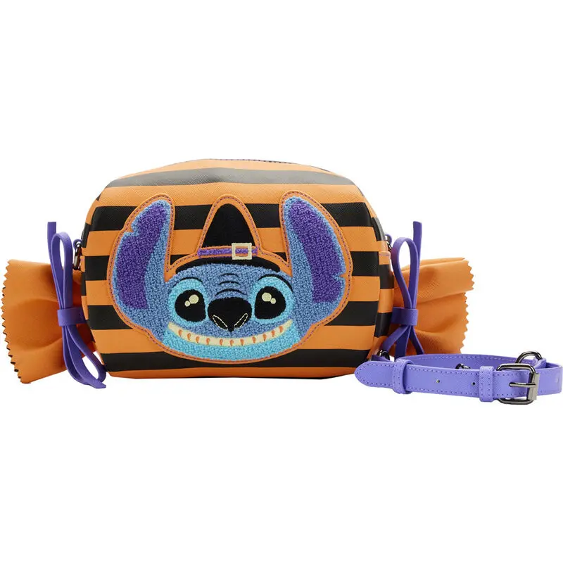 Torebka listonoszka Disney by Loungefly Lilo i Stitch w Paski Halloween Candy Wrapper zdjęcie produktu