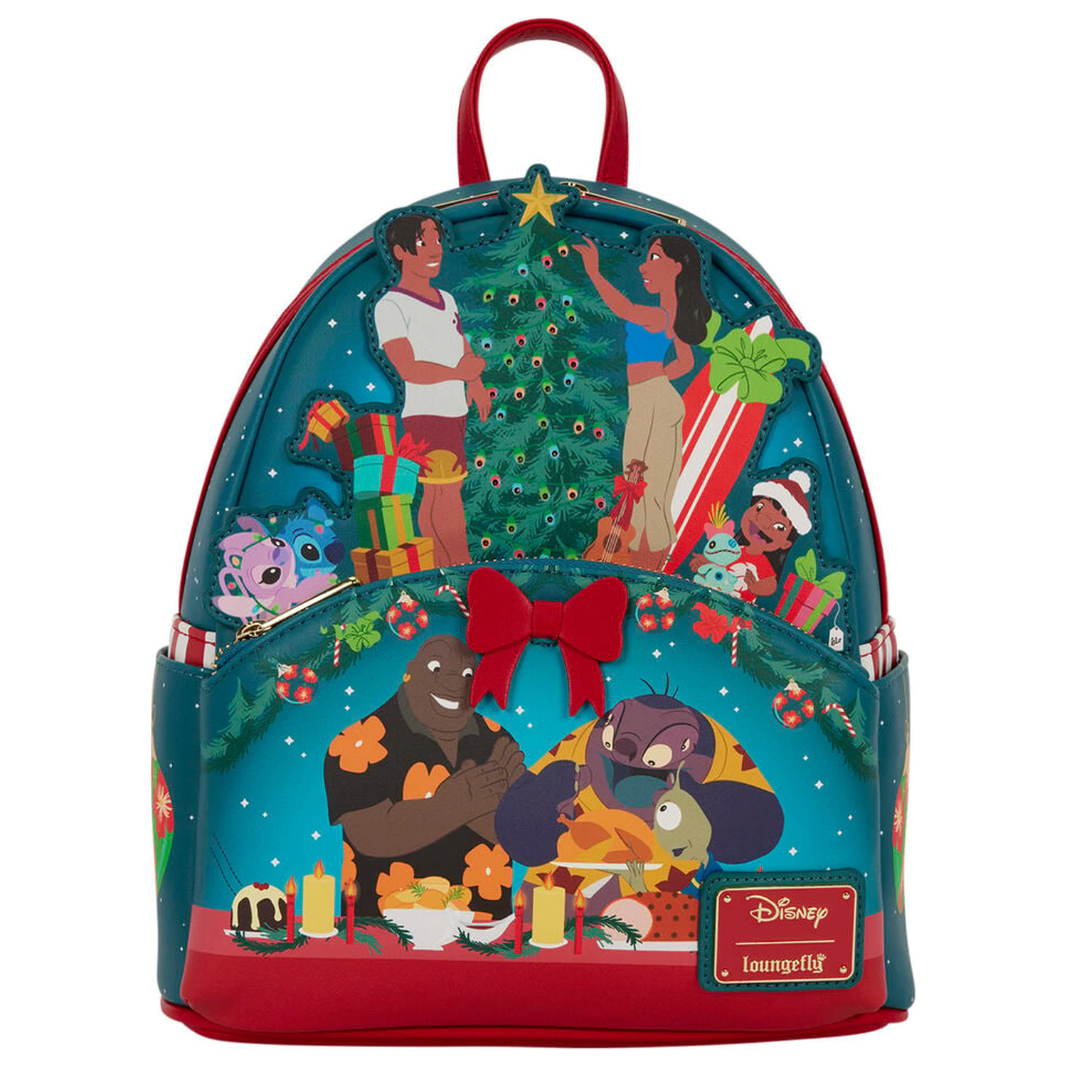 Plecak Loungefly Disney Lilo & Stitch Holiday Stitch 26 cm zdjęcie produktu