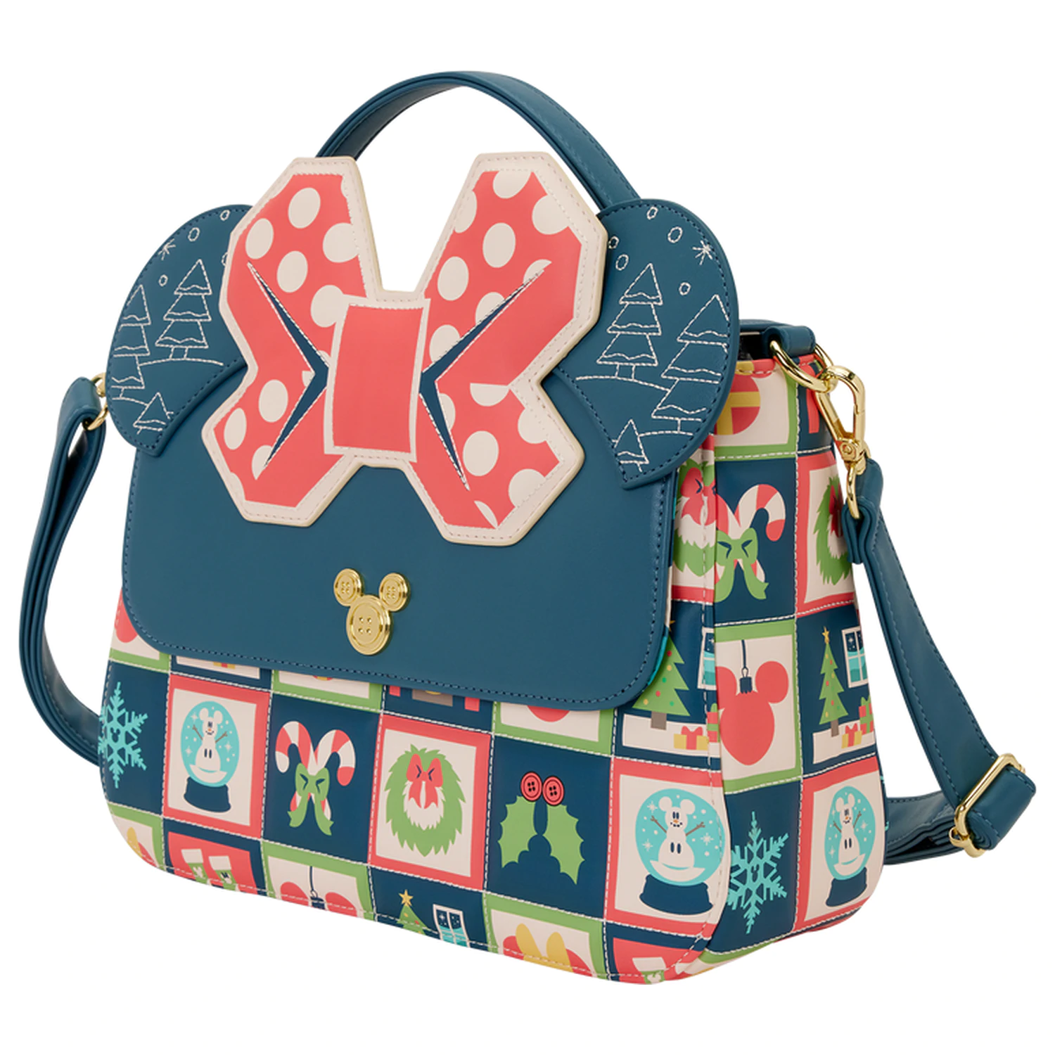 Loungefly Disney Mickey Holiday torba na ramię zdjęcie produktu