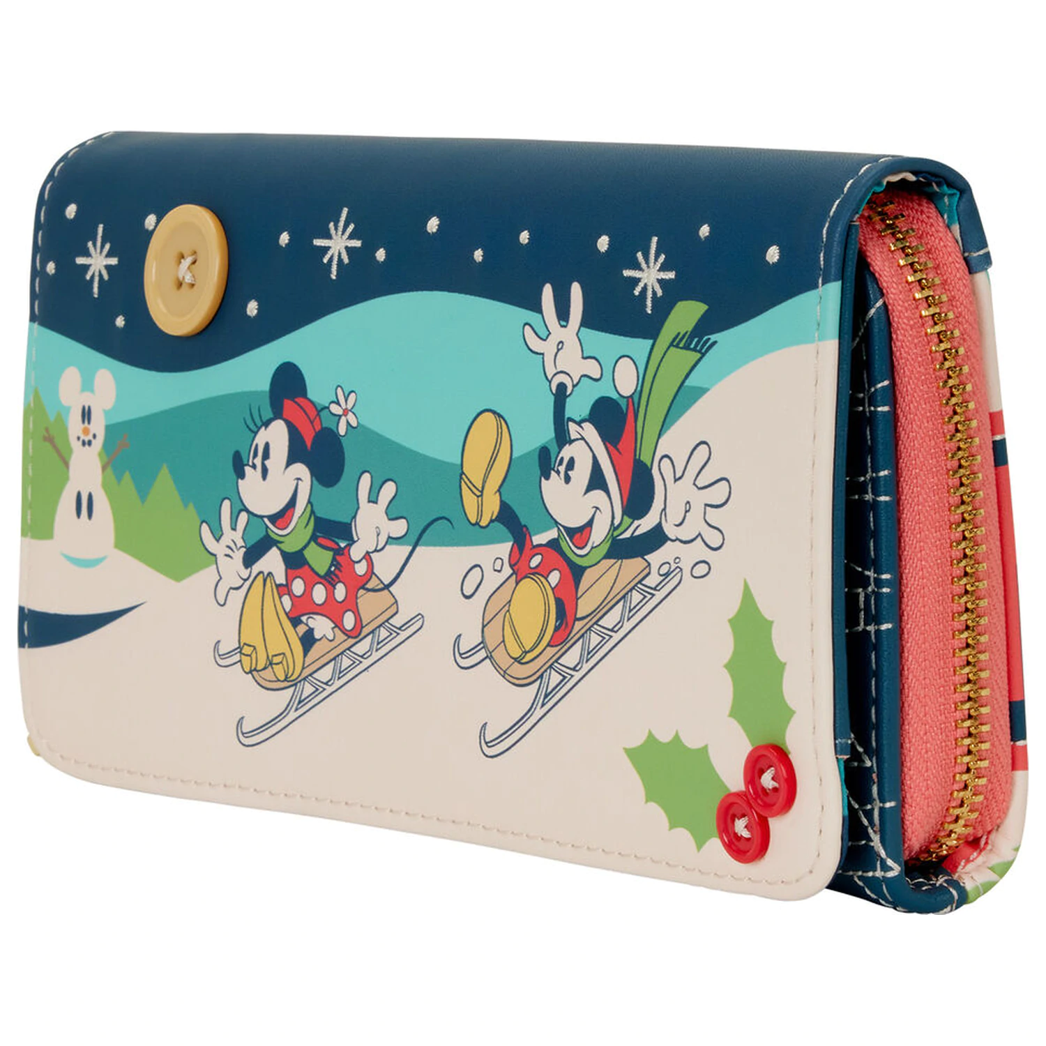 Loungefly Disney Mickey & Minnie Holiday portfel zdjęcie produktu