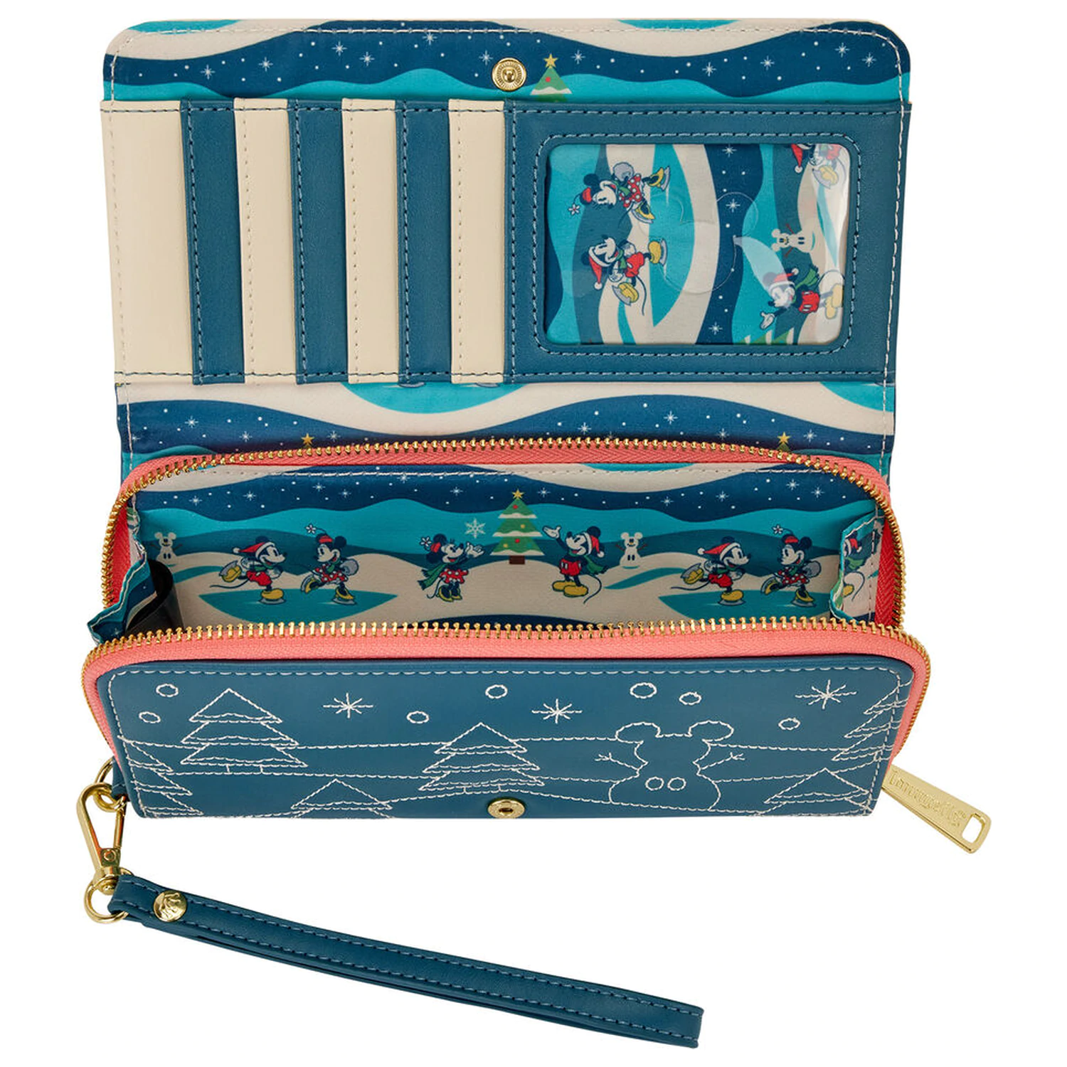 Loungefly Disney Mickey & Minnie Holiday portfel zdjęcie produktu