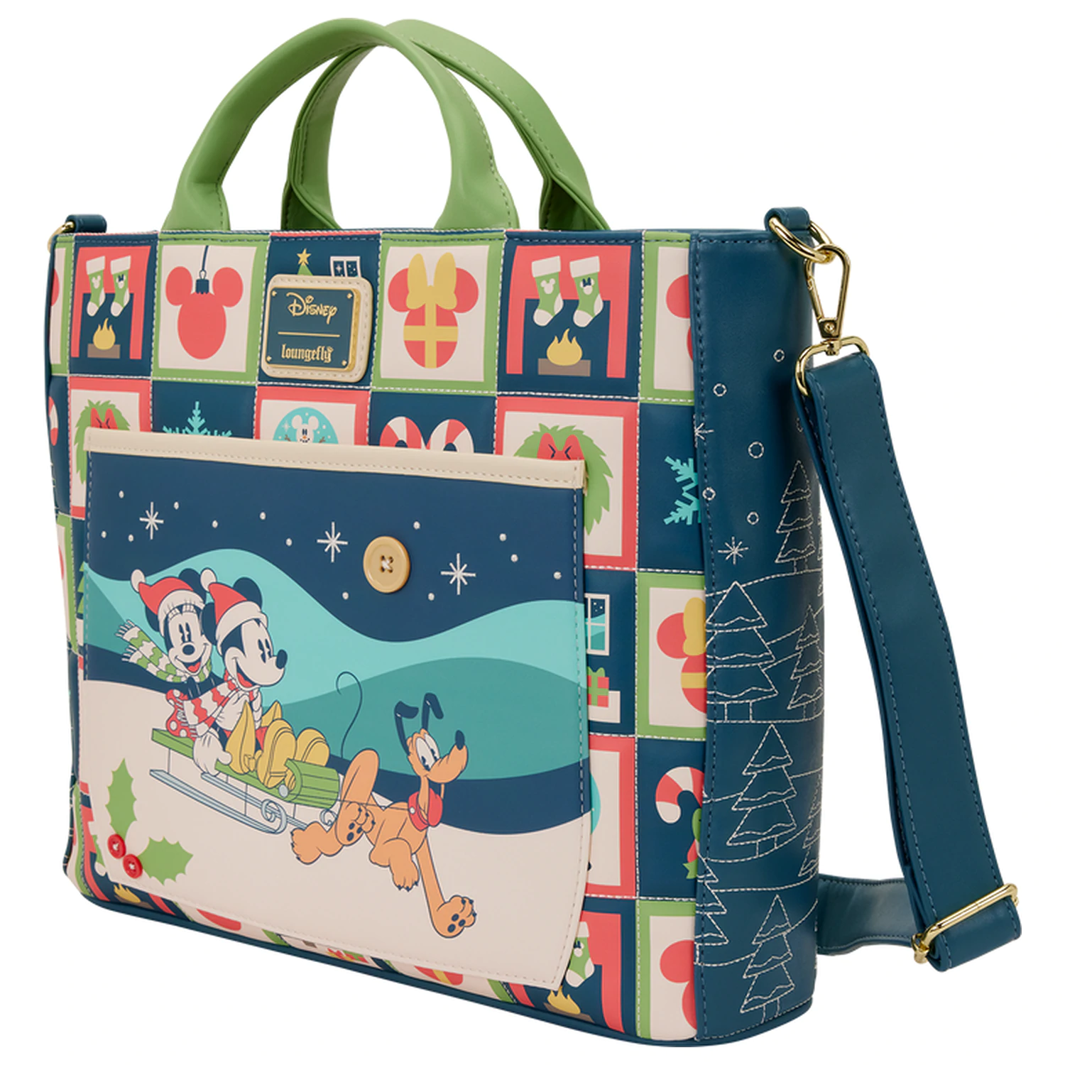 Loungefly Disney Mickey & Minnie Holiday torba zdjęcie produktu
