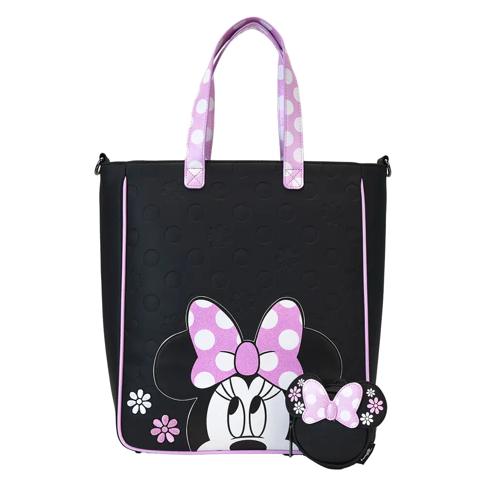 Loungefly Disney Minnie Floral Rock the Dots torba tote z portmonetką zdjęcie produktu