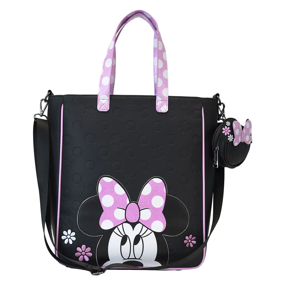 Loungefly Disney Minnie Floral Rock the Dots torba tote z portmonetką zdjęcie produktu