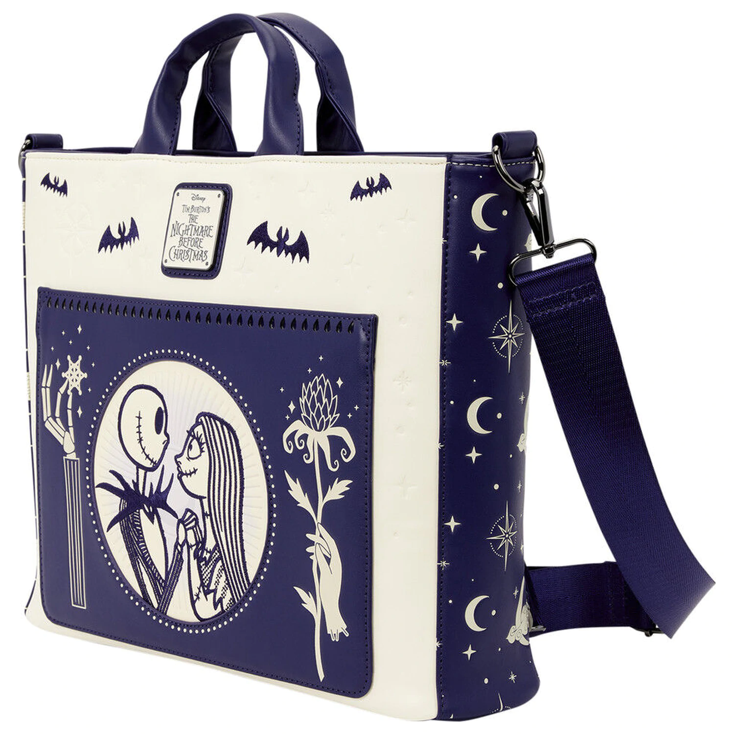Loungefly Disney Nightmare Before Christmas Jack Skellington & Sally Night plecak torba zdjęcie produktu
