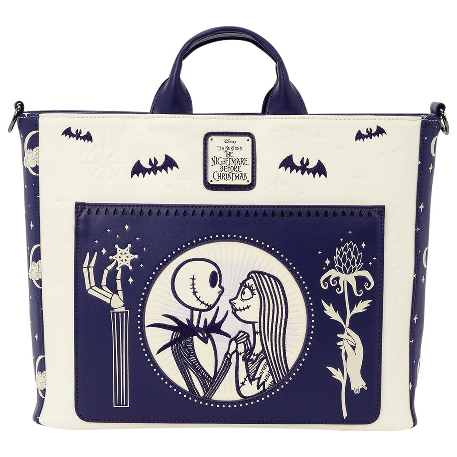 Loungefly Disney Nightmare Before Christmas Jack Skellington & Sally Night plecak torba zdjęcie produktu