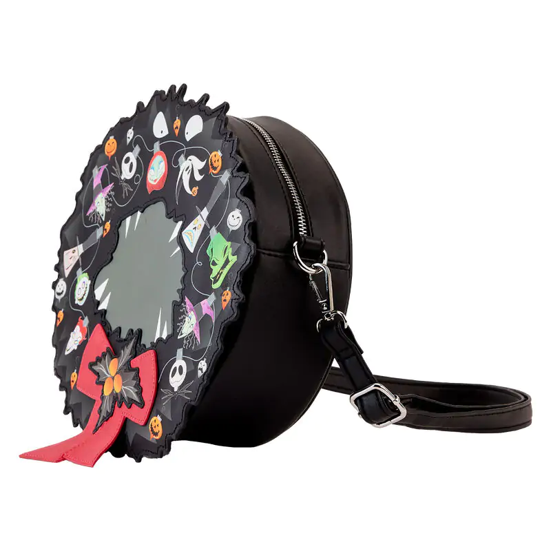 Torebka crossbody Loungefly Disney Miasteczko Halloween Wieniec Lampki Sznurkowe Świecące zdjęcie produktu