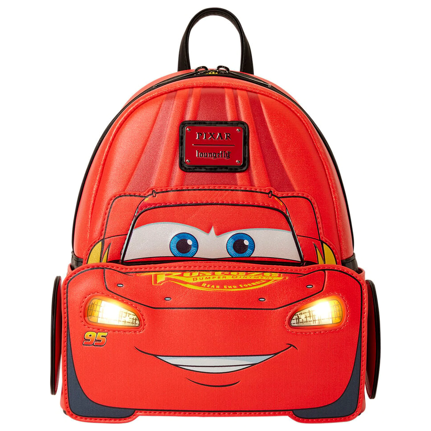 Loungefly Disney Pixar Cars 20th Anniversary Lightning McQueen Metallic Light-Up plecak 26 cm zdjęcie produktu