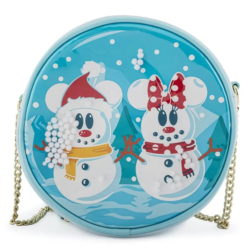 Torebka Crossbody Disney by Loungefly Snowman Minnie & Mickey Snow Globe zdjęcie produktu