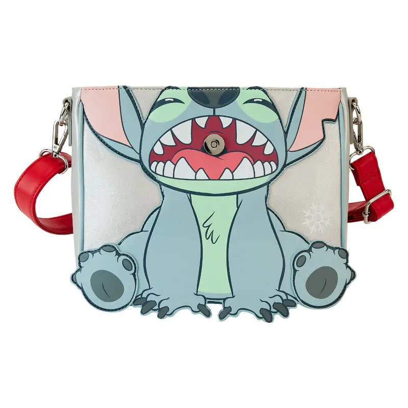 Torebka crossbody Loungefly Disney Stitch Holiday z brokatem zdjęcie produktu