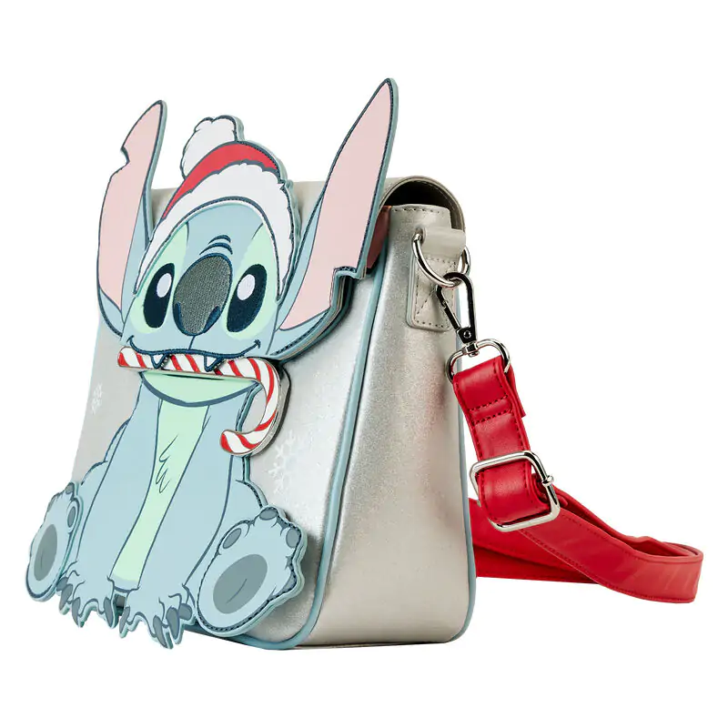 Torebka crossbody Loungefly Disney Stitch Holiday z brokatem zdjęcie produktu