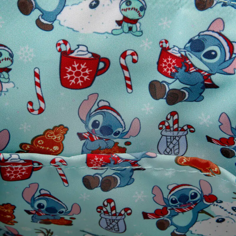 Torebka crossbody Loungefly Disney Stitch Holiday z brokatem zdjęcie produktu