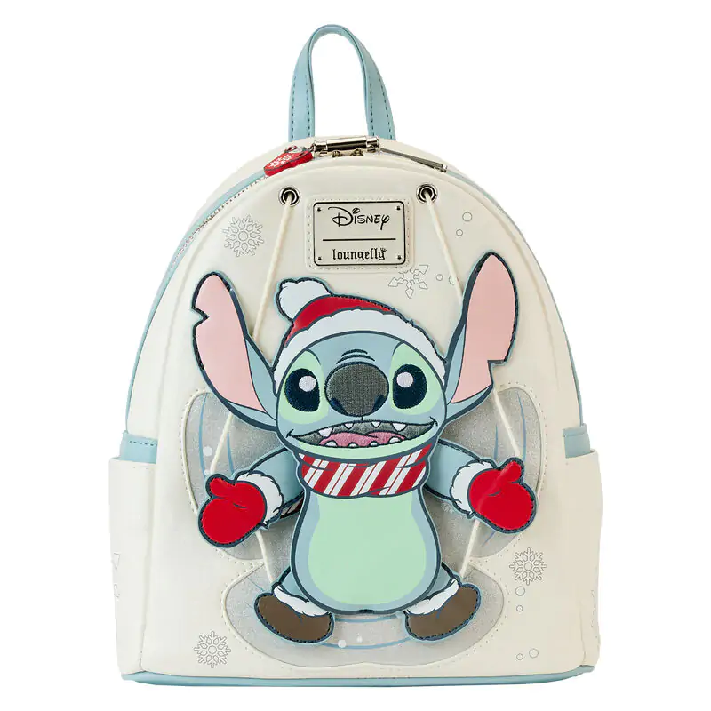 Loungefly Disney Stitch Holiday Snow Angel brokatowy plecak 26cm zdjęcie produktu