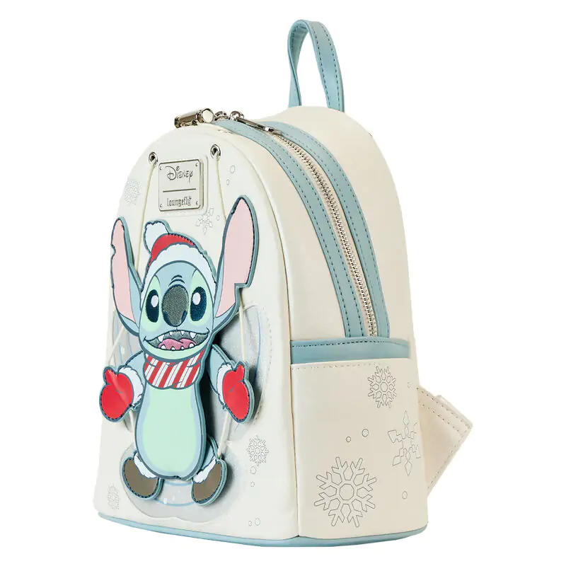 Loungefly Disney Stitch Holiday Snow Angel brokatowy plecak 26cm zdjęcie produktu