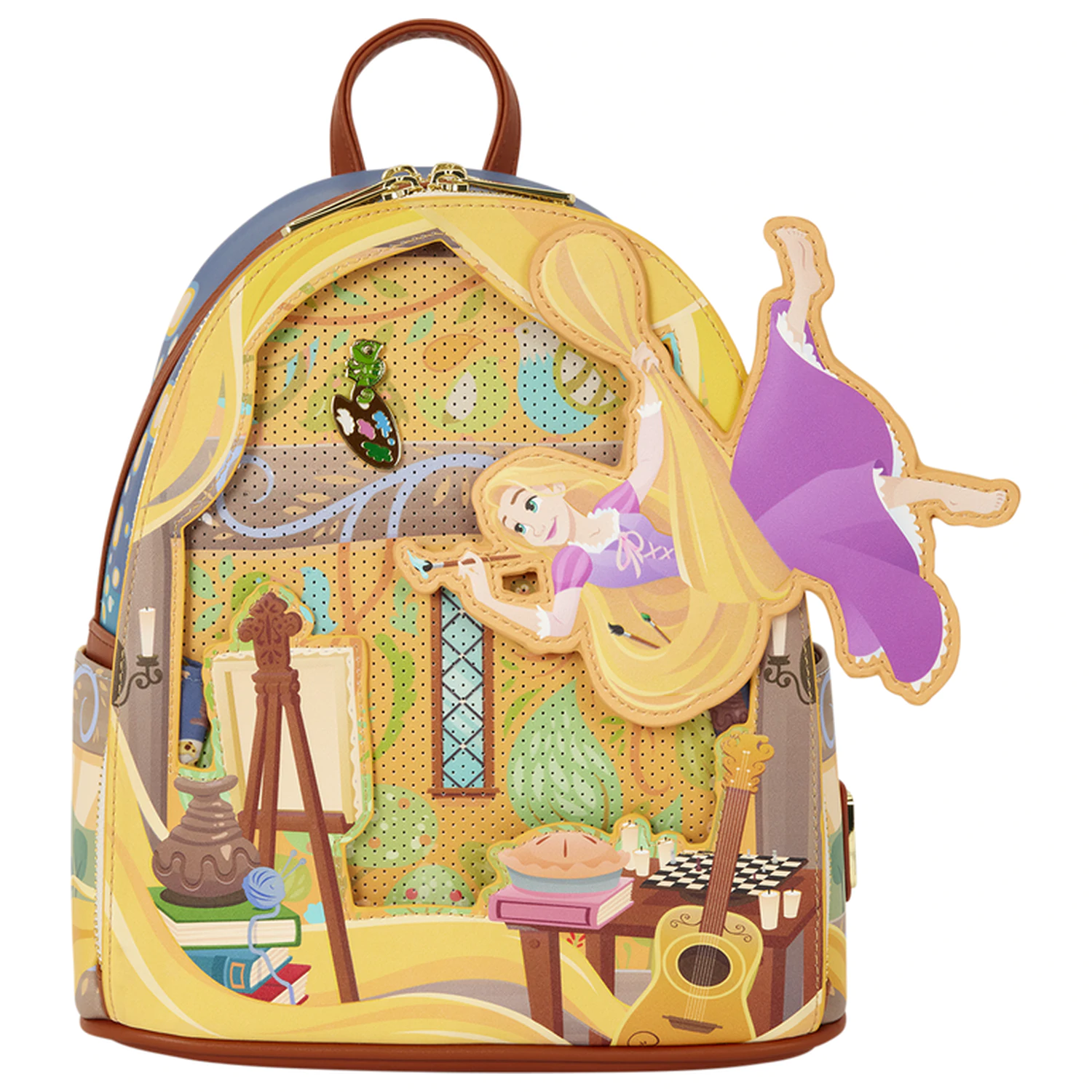 Loungefly Disney Tangled Rapunzel Glow Pin Trader plecak 26cm zdjęcie produktu