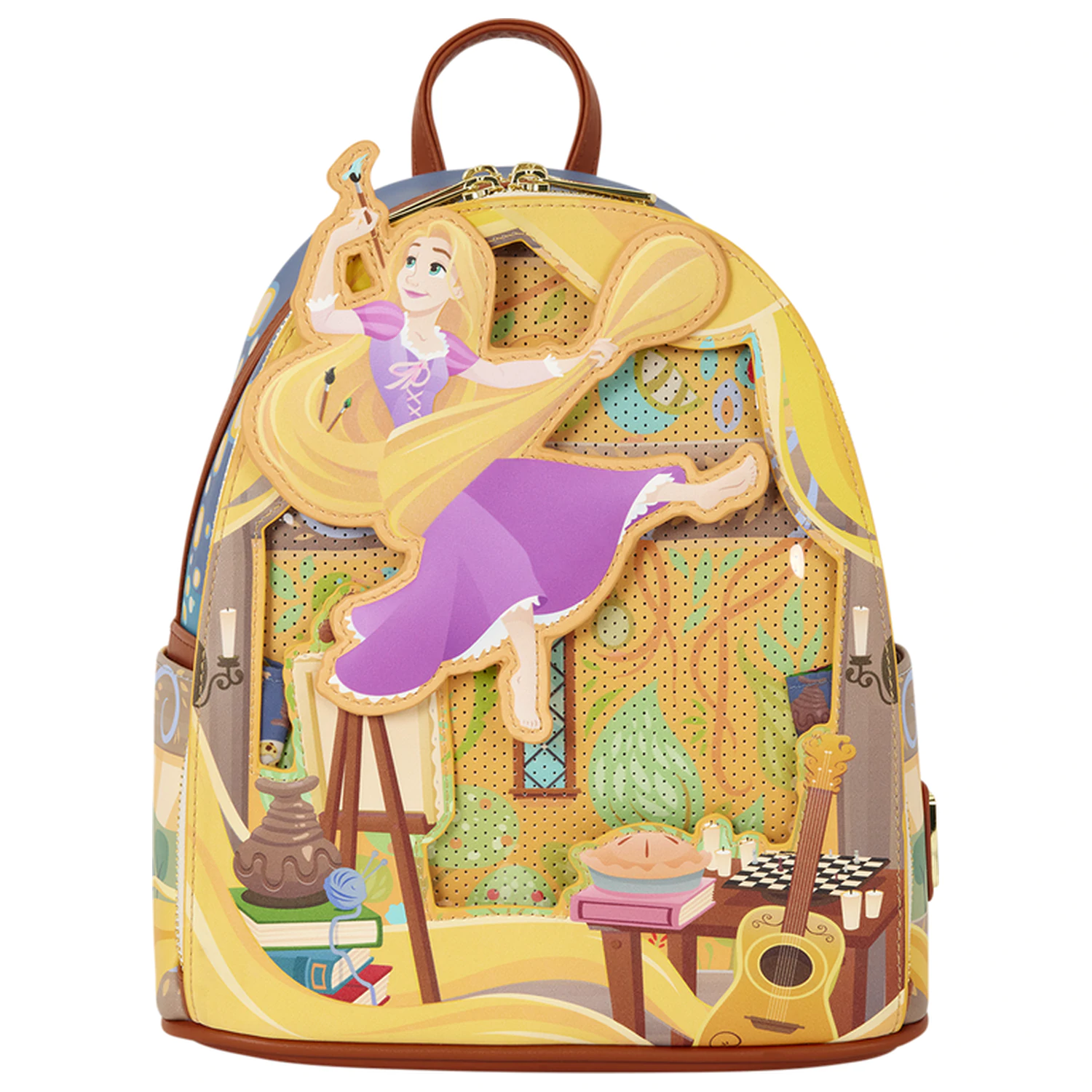 Loungefly Disney Tangled Rapunzel Glow Pin Trader plecak 26cm zdjęcie produktu