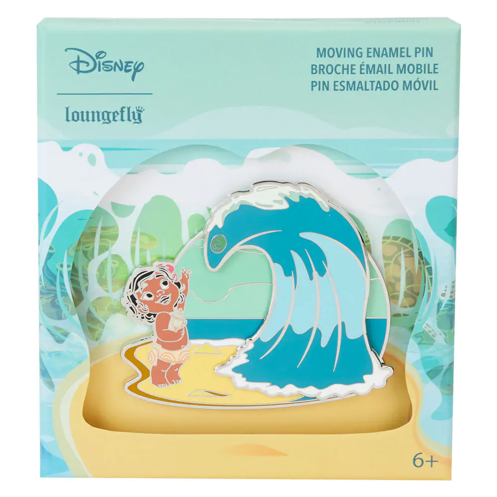 Loungefly Disney Vaiana Moana Ocean Waves przypinka zdjęcie produktu