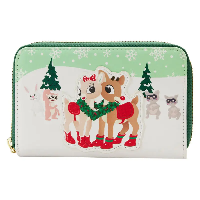 Loungefly Rudolph the Red-Nosed Reindeer Merry Couple portfel zdjęcie produktu