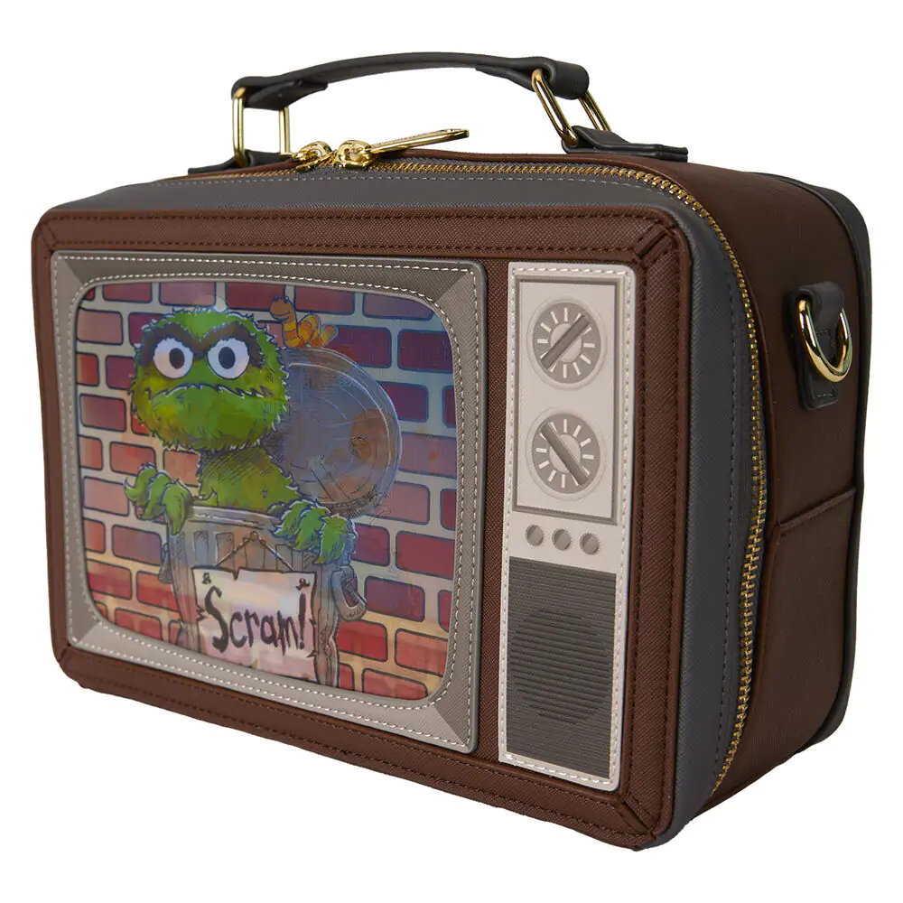 Loungefly Ulica Sezamkowa Retro TV Lenticular torba na ramię zdjęcie produktu