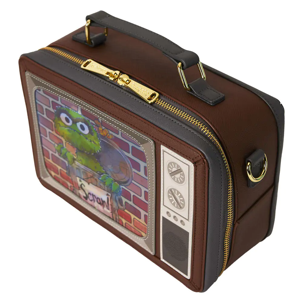 Loungefly Ulica Sezamkowa Retro TV Lenticular torba na ramię zdjęcie produktu
