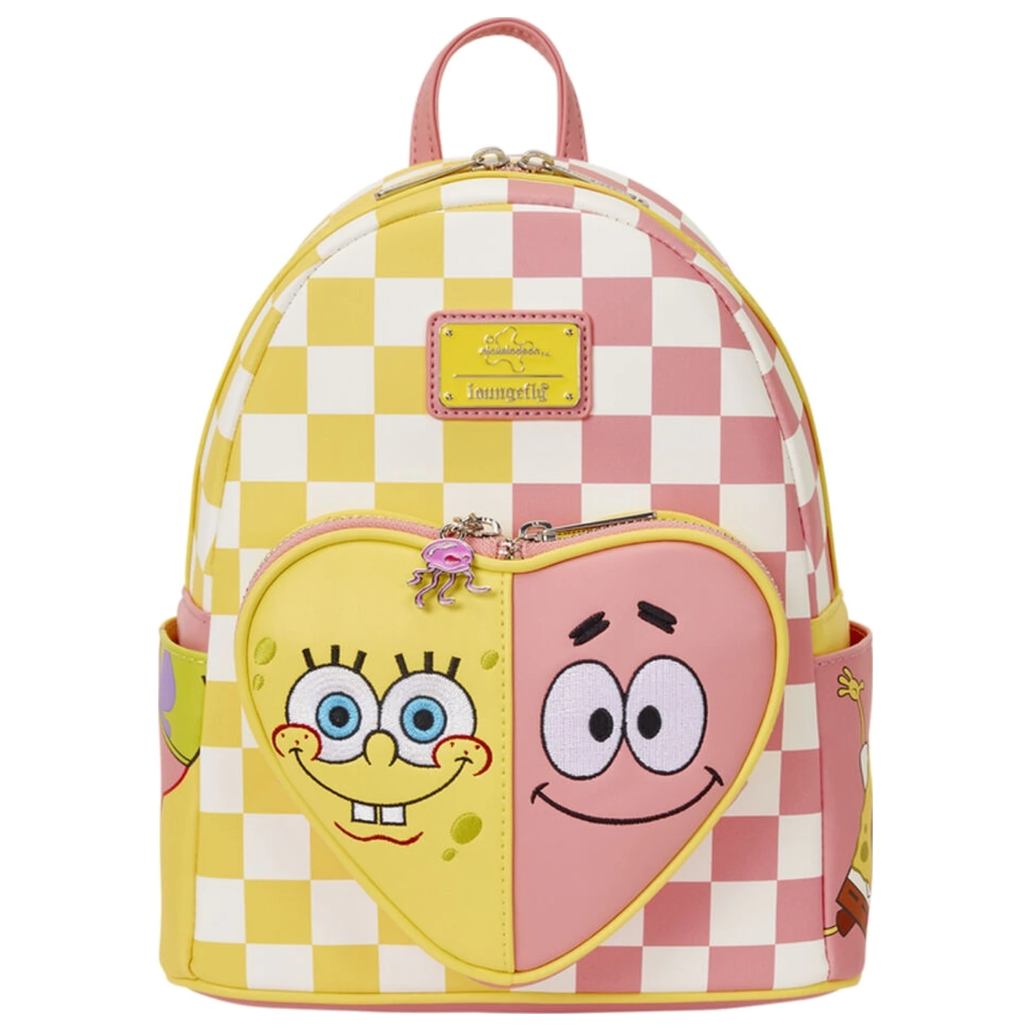 Loungefly SpongeBob SquarePants i Patrick Star szachownicowy plecak 26cm zdjęcie produktu