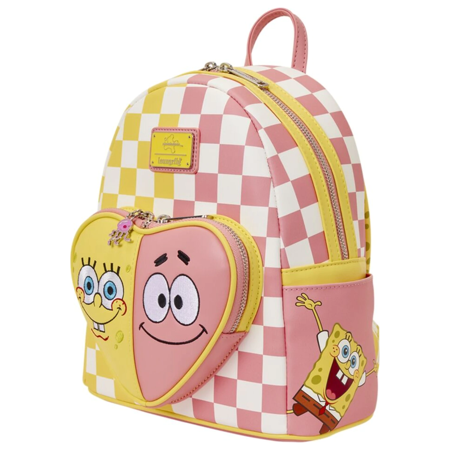 Loungefly SpongeBob SquarePants i Patrick Star szachownicowy plecak 26cm zdjęcie produktu