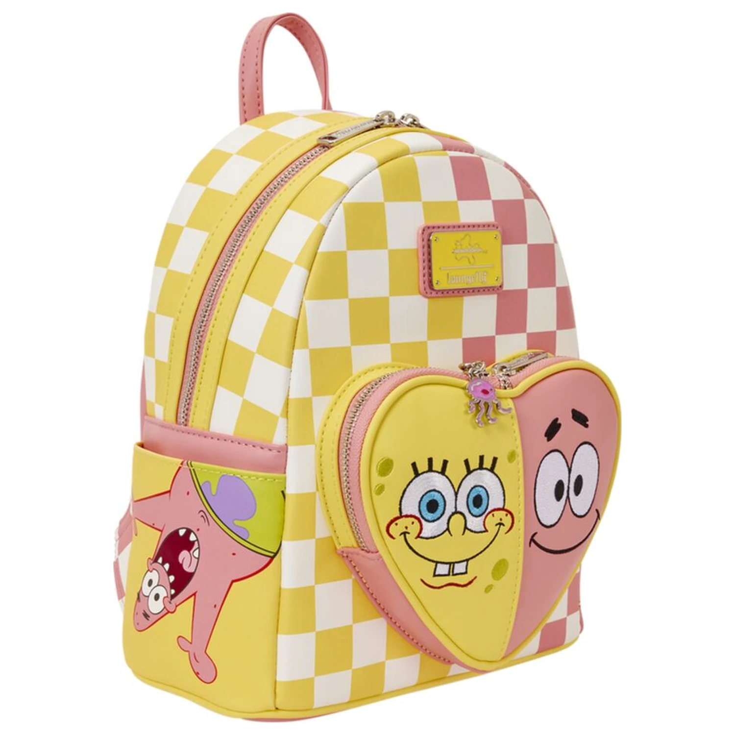 Loungefly SpongeBob SquarePants i Patrick Star szachownicowy plecak 26cm zdjęcie produktu