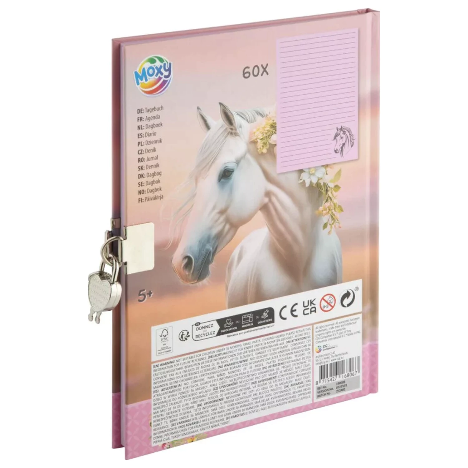 Lovas Braid Locked pamiętnik A5 zdjęcie produktu