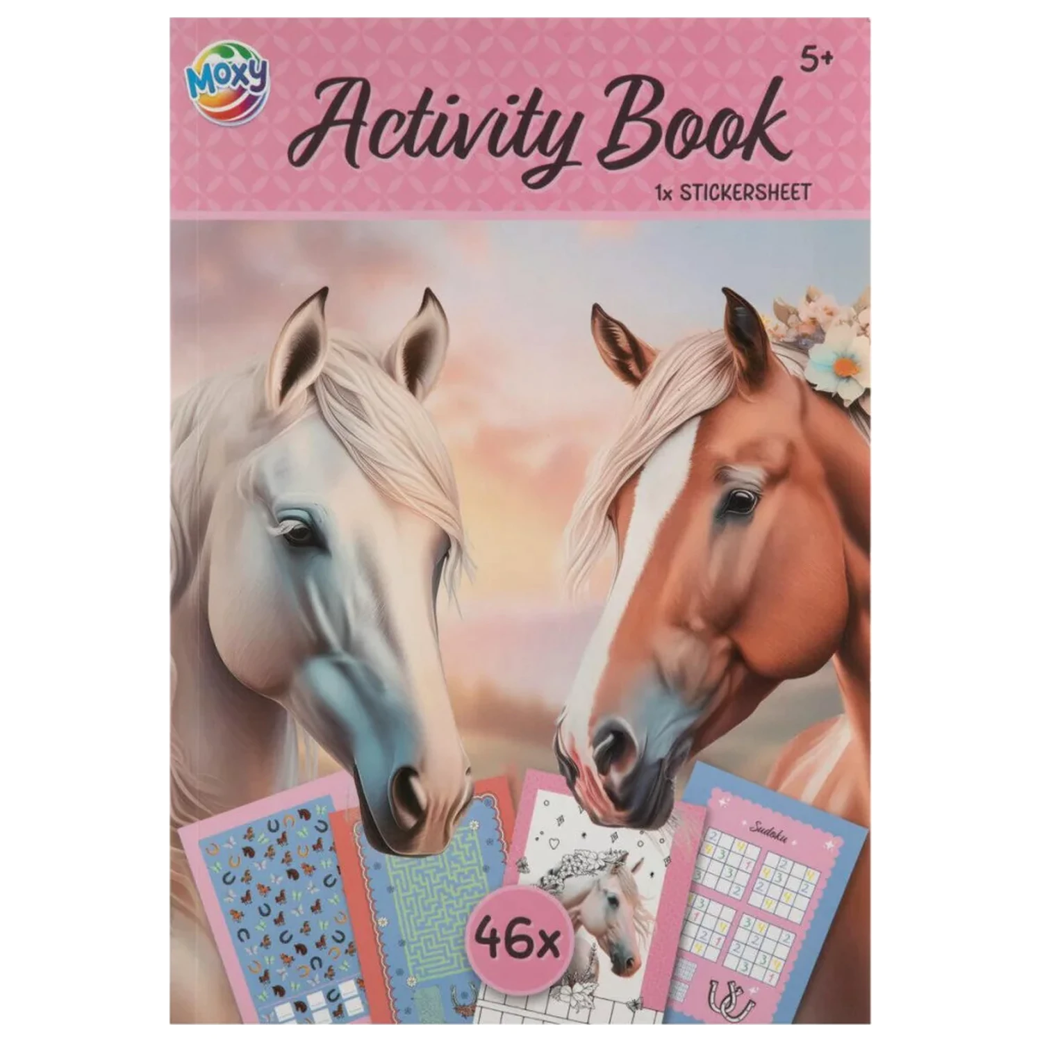 Horseman's Zestaw do Aktywności z Podkowami, 46-stronicowa książka aktywności zdjęcie produktu
