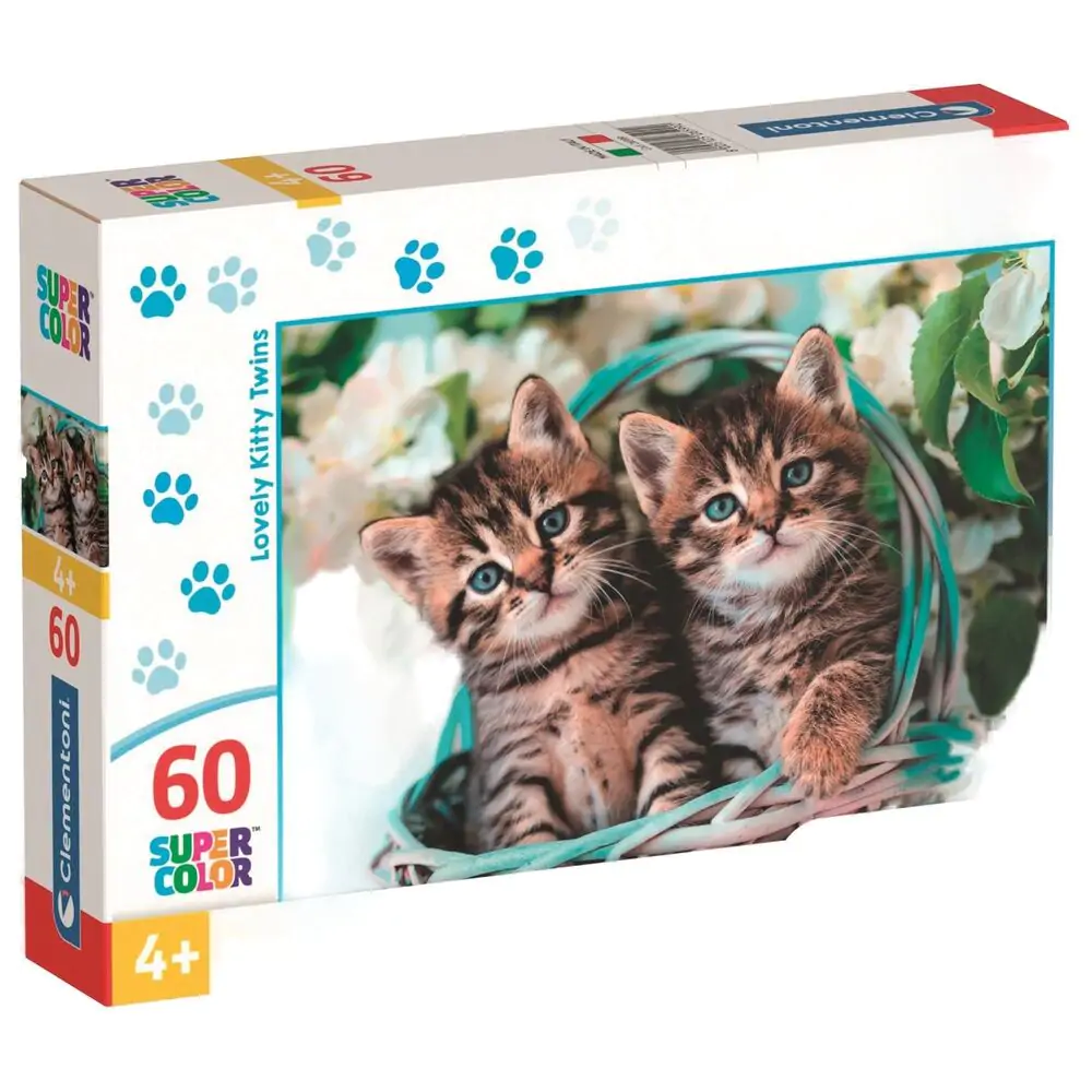 Puzzle Lovely Kitty Twins 60 elementów zdjęcie produktu