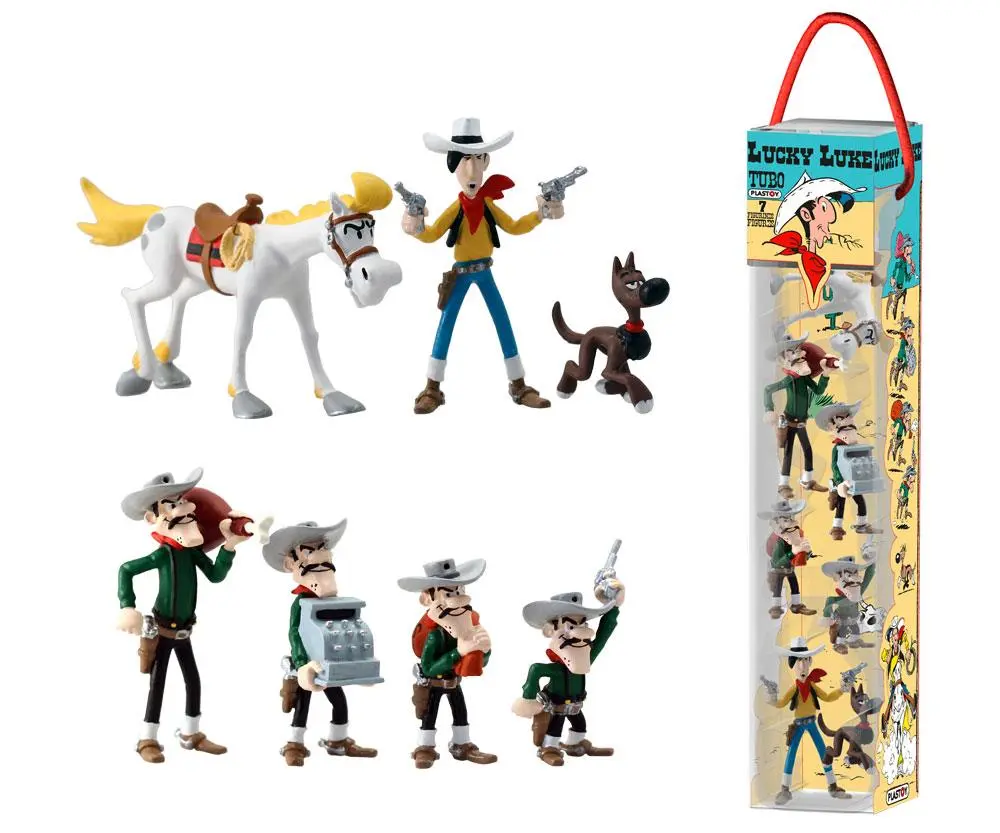 Lucky Luke Mini Figurki 7-Pack Postacie 4 - 10 cm zdjęcie produktu