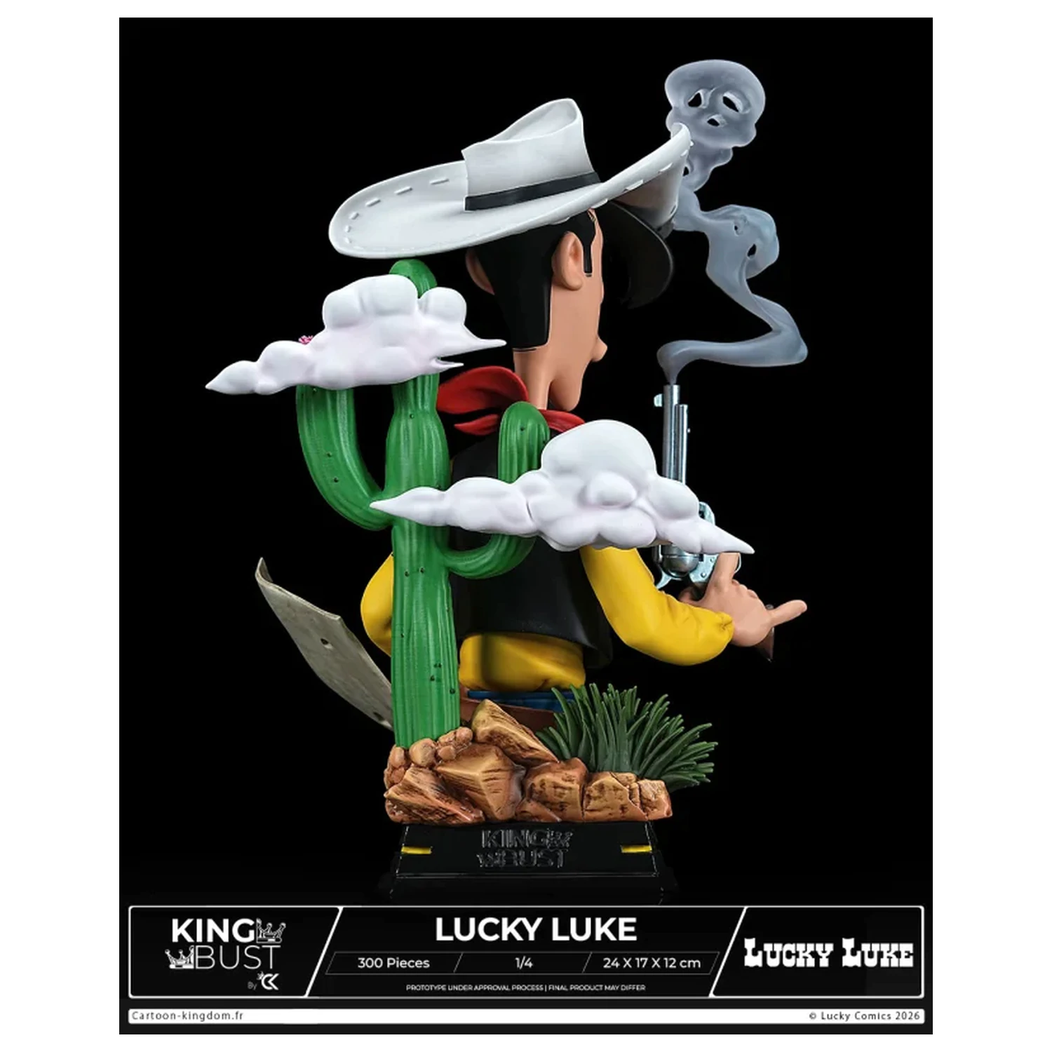 Popiersie Lucky Luke King 1/4 24 cm zdjęcie produktu