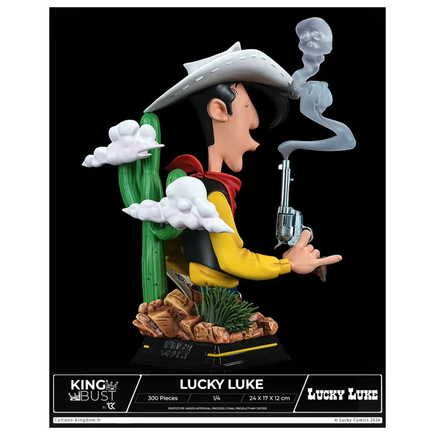 Popiersie Lucky Luke King 1/4 24 cm zdjęcie produktu