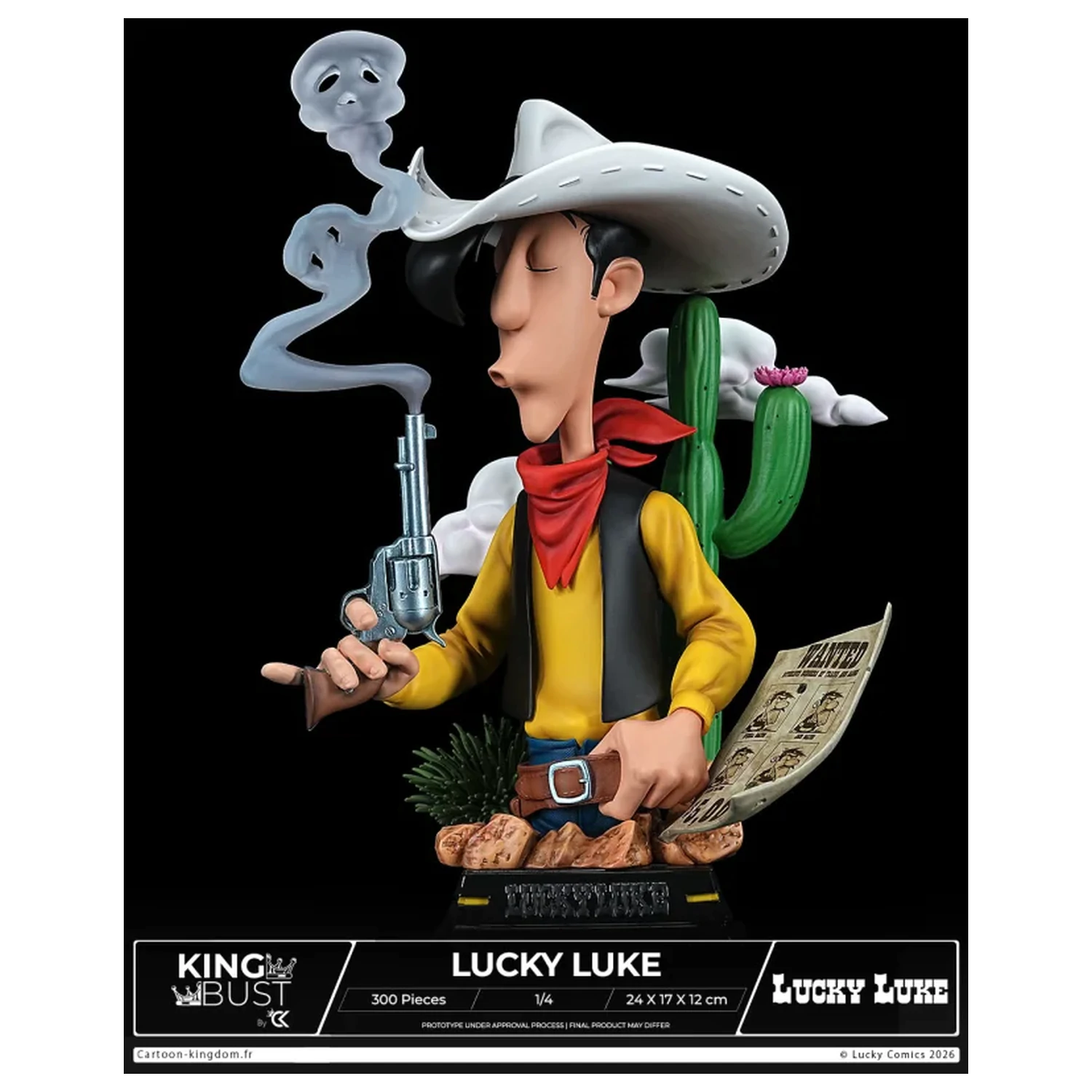 Popiersie Lucky Luke King 1/4 24 cm zdjęcie produktu