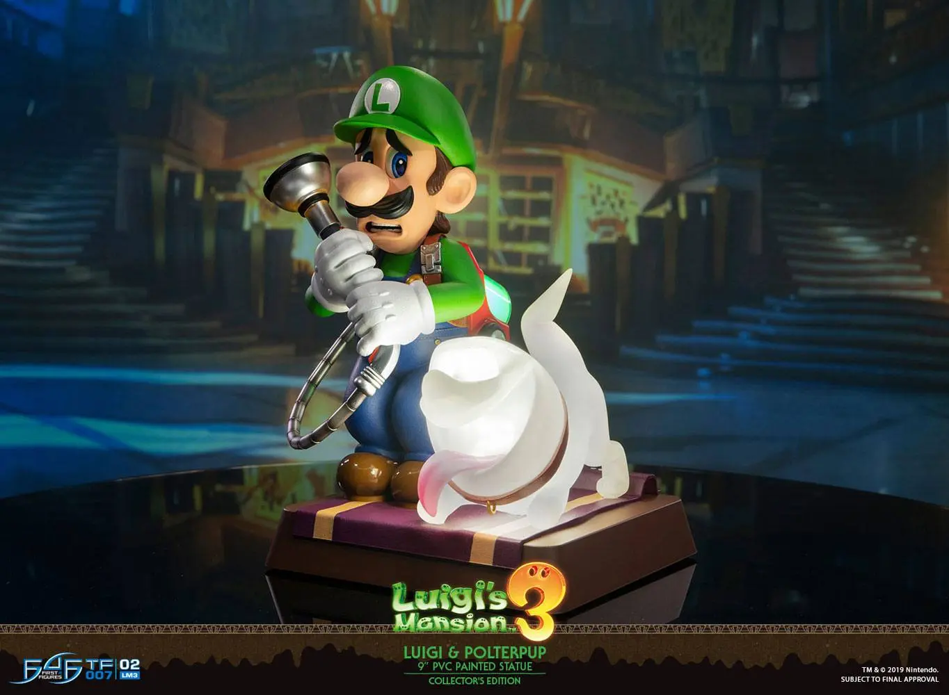 Luigi's Mansion 3 PVC Statuetka Luigi & Polterpup Collector's Edition 23 cm zdjęcie produktu
