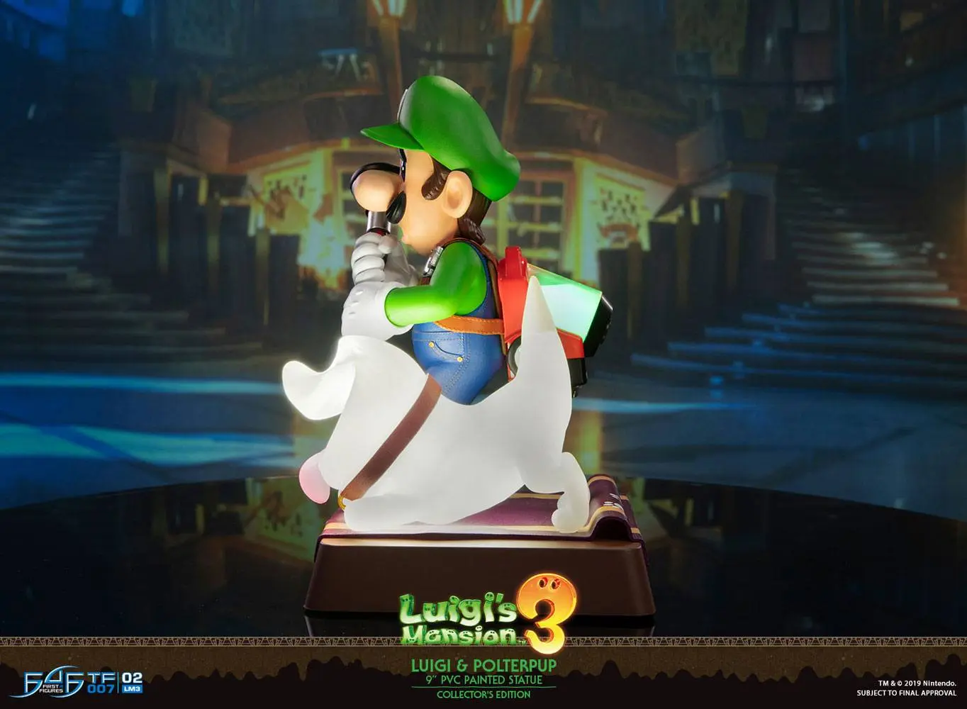 Luigi's Mansion 3 PVC Statuetka Luigi & Polterpup Collector's Edition 23 cm zdjęcie produktu