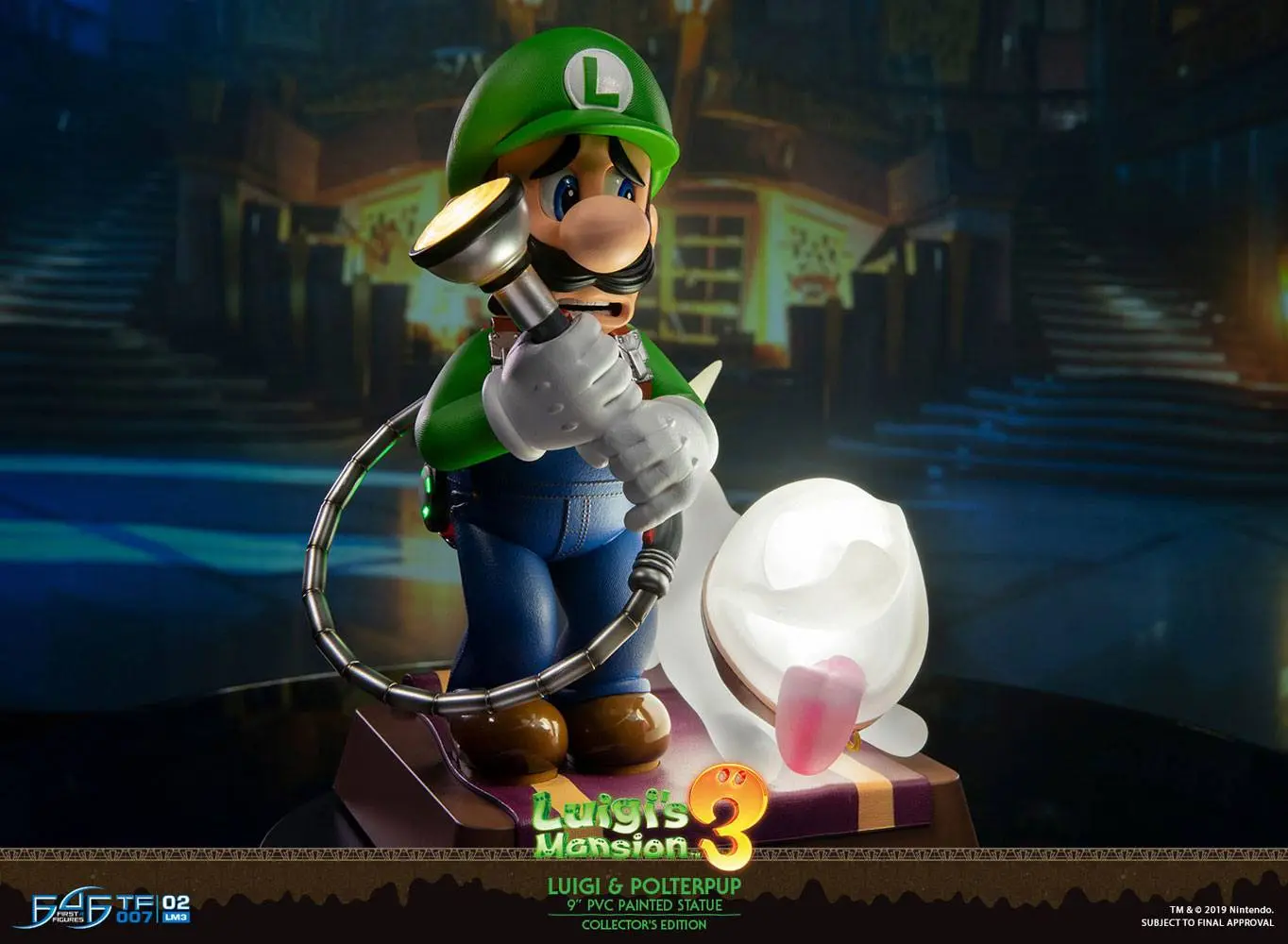Luigi's Mansion 3 PVC Statuetka Luigi & Polterpup Collector's Edition 23 cm zdjęcie produktu