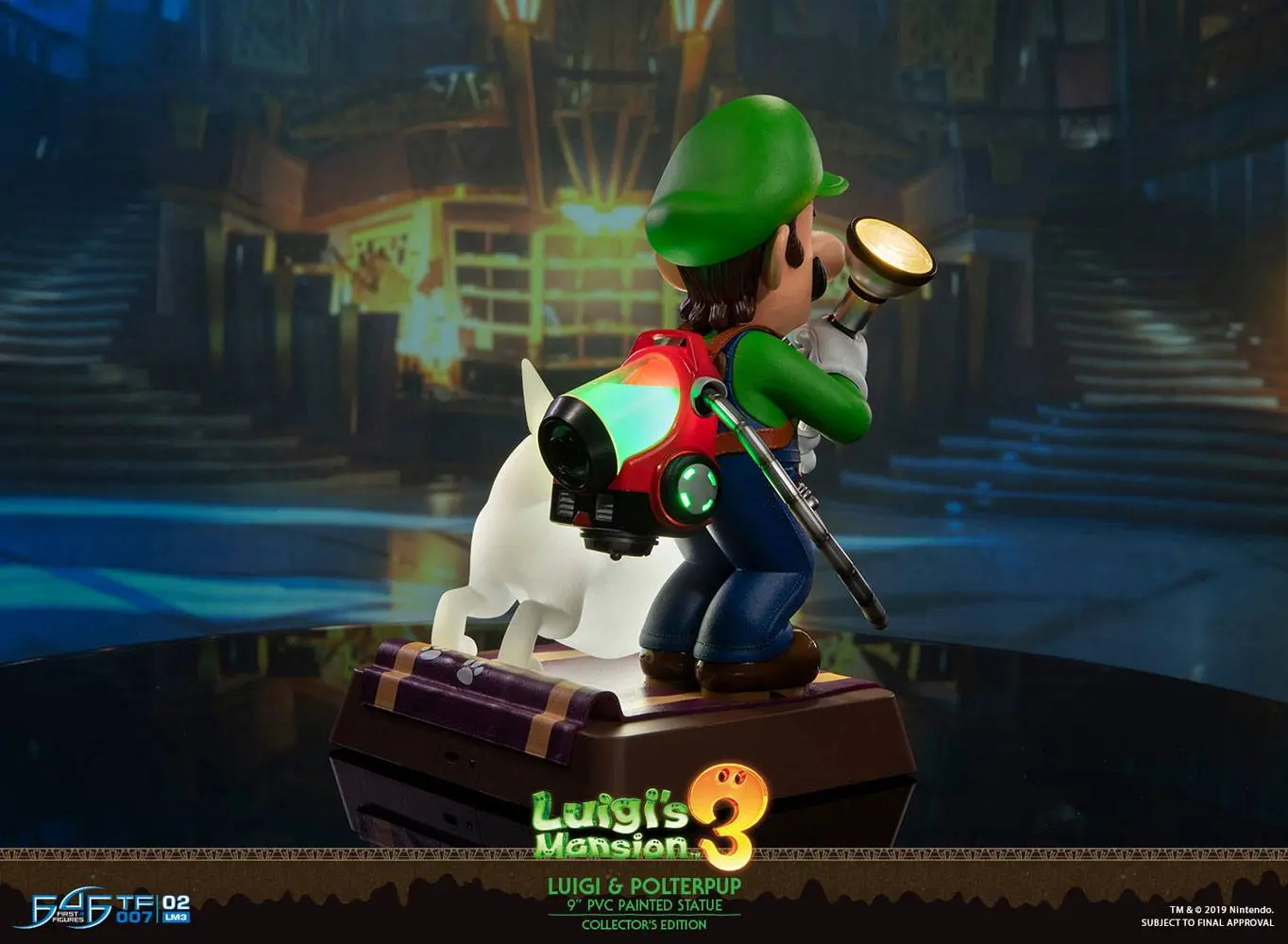 Luigi's Mansion 3 PVC Statuetka Luigi & Polterpup Collector's Edition 23 cm zdjęcie produktu