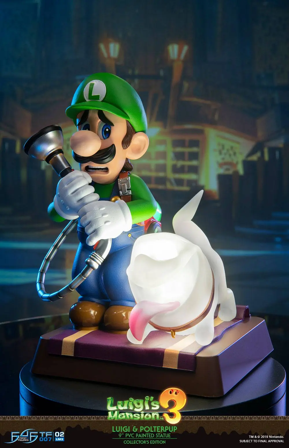 Luigi's Mansion 3 PVC Statuetka Luigi & Polterpup Collector's Edition 23 cm zdjęcie produktu