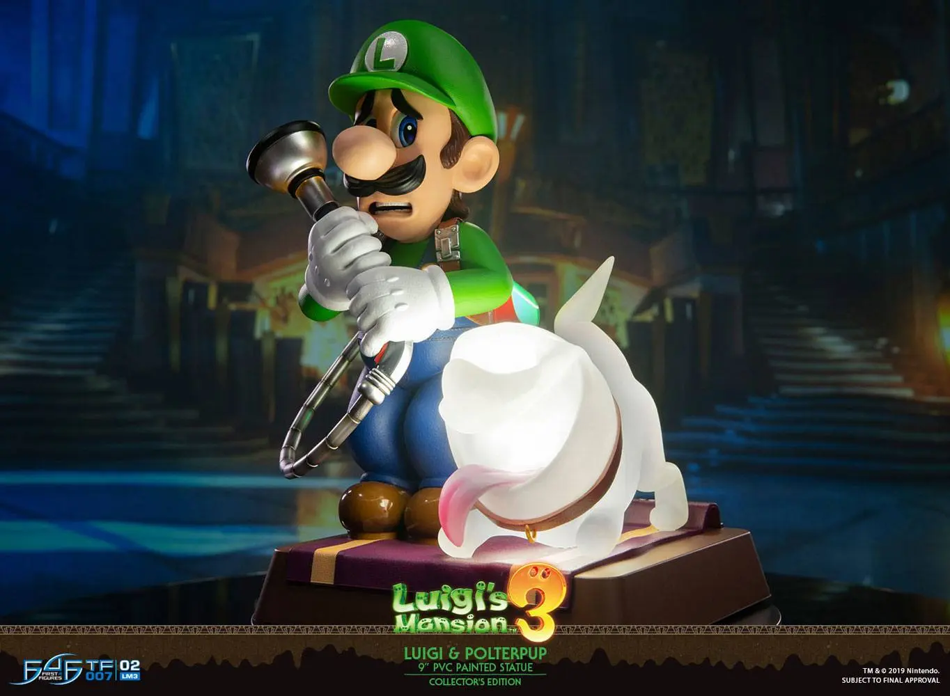 Luigi's Mansion 3 PVC Statuetka Luigi & Polterpup Collector's Edition 23 cm zdjęcie produktu