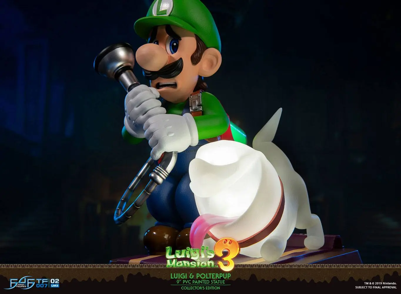 Luigi's Mansion 3 PVC Statuetka Luigi & Polterpup Collector's Edition 23 cm zdjęcie produktu